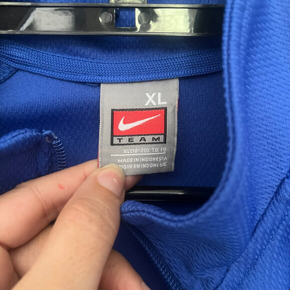 Vtg Y2K Nike Youth Track Jacket Sz XL Swoosh Retro Street Athleisure Zip Up - Picture 9 of 13